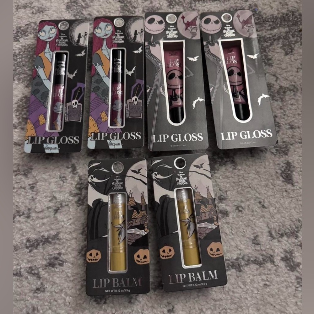 Nightmare Before Christmas Lip Gloss & Lip Balm Set